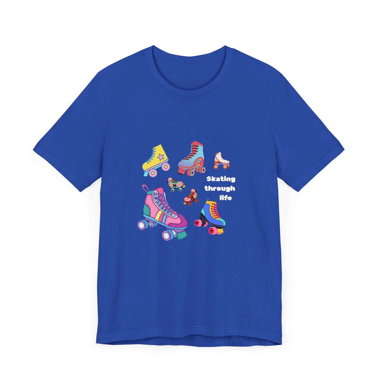 Skating Through Life-Unisex Jersey Short Sleeve Tee