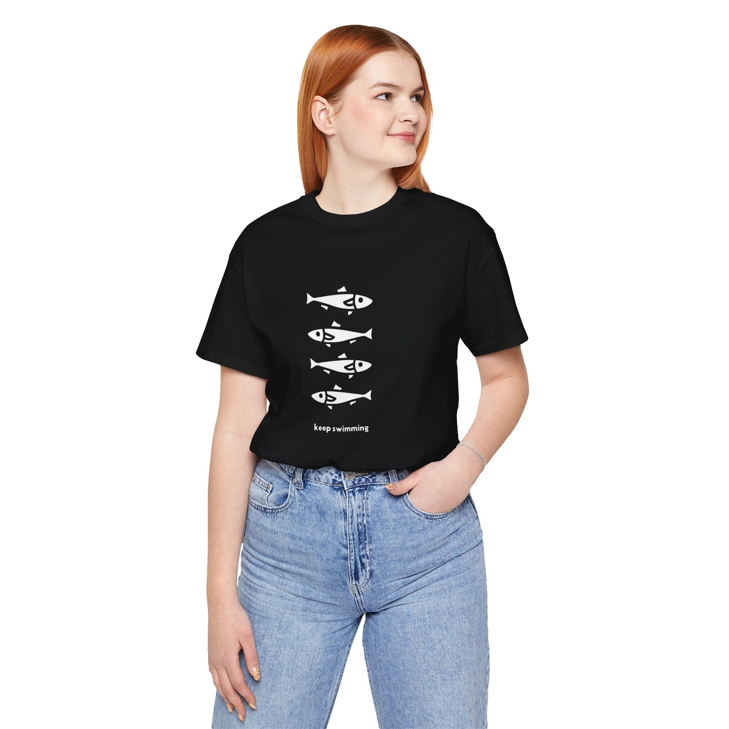 Keep Swimming Unisex Jersey Short Sleeve Tee