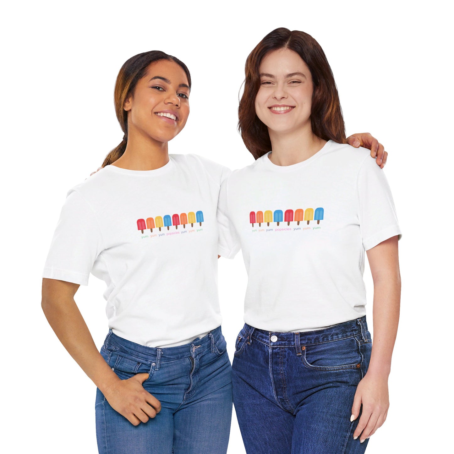Yum Yum Yum Popsicles - Unisex Jersey Short Sleeve Tee