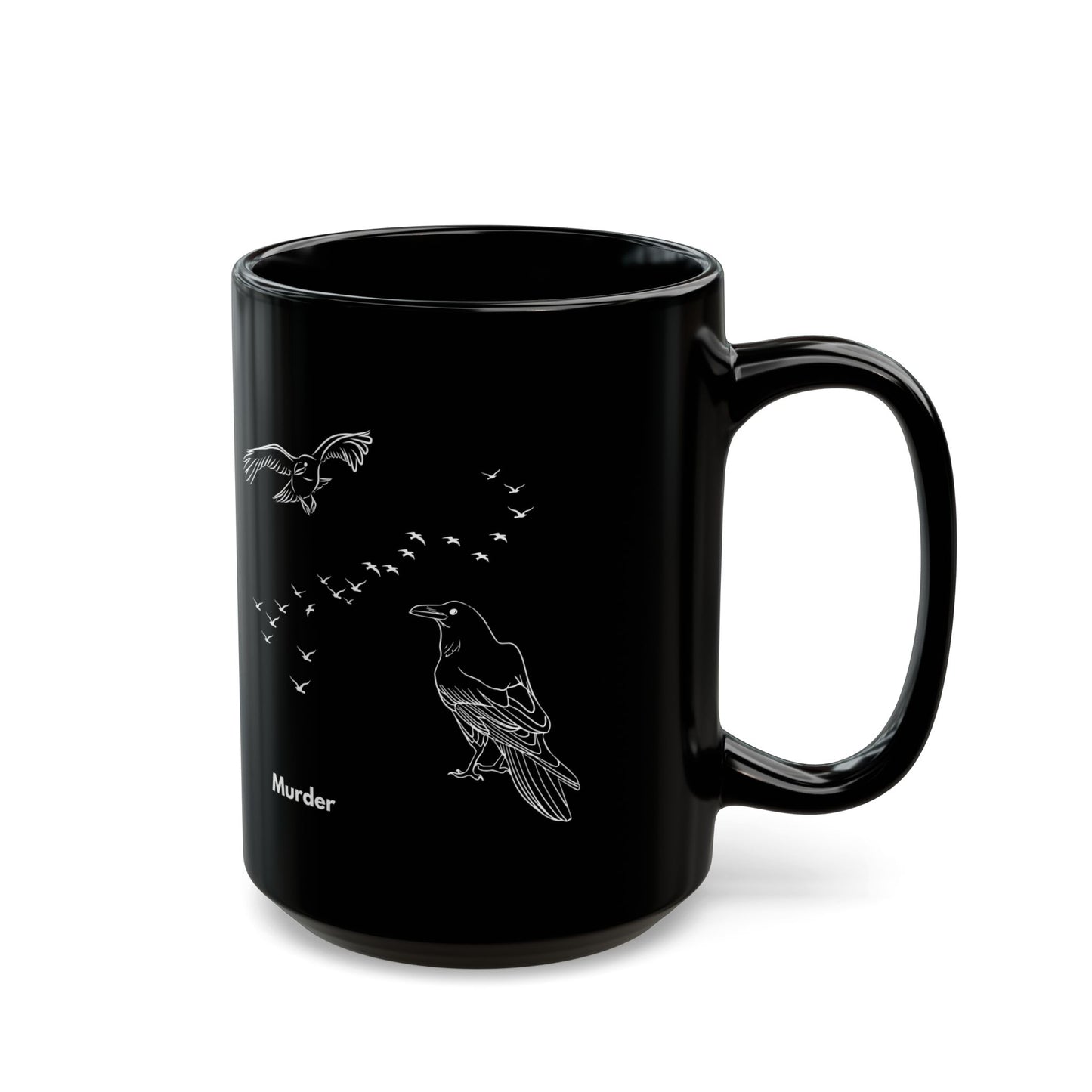 Murder of Crows Black Mug (11oz, 15oz)