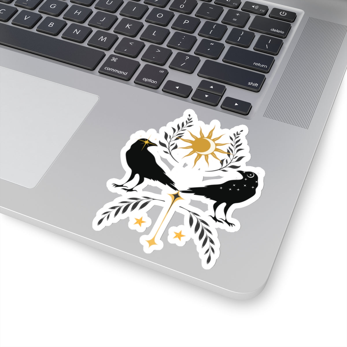 Sun-Moon Crow Kiss-Cut Stickers