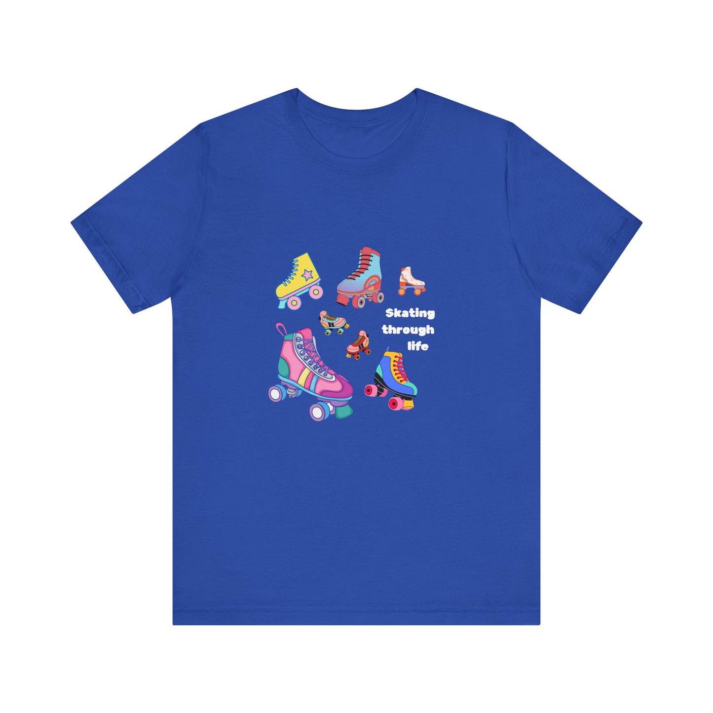 Skating Through Life-Unisex Jersey Short Sleeve Tee