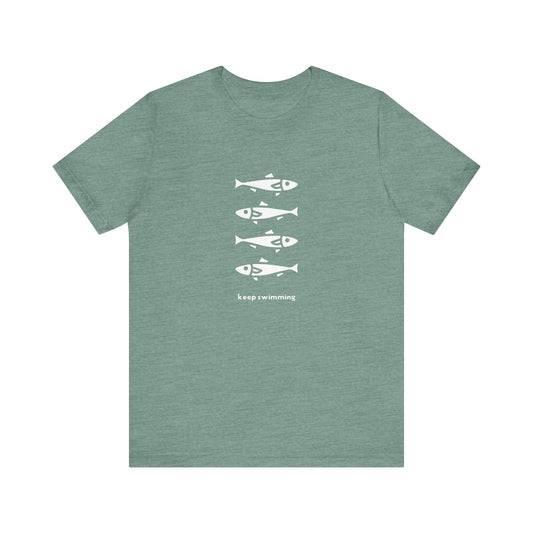 Keep Swimming Unisex Jersey Short Sleeve Tee