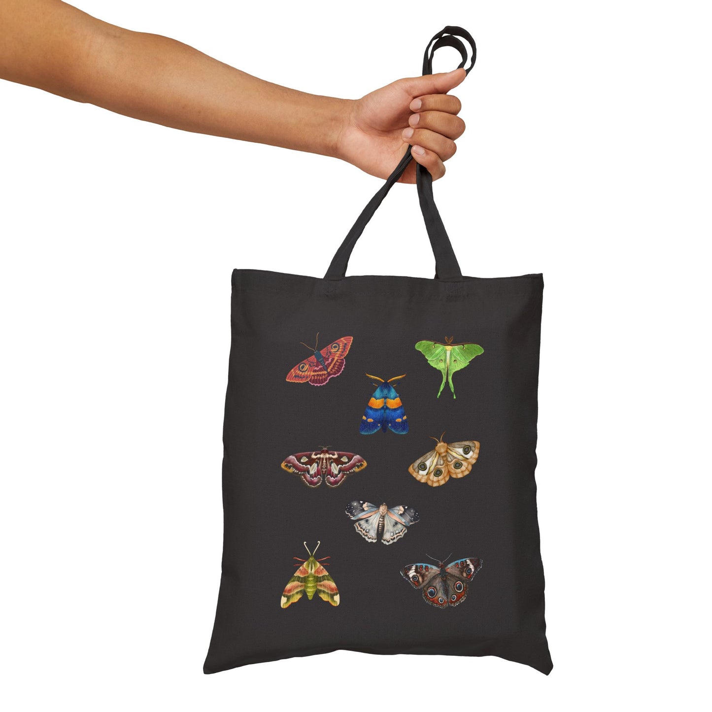 Moth Love Cotton Canvas Tote Bag