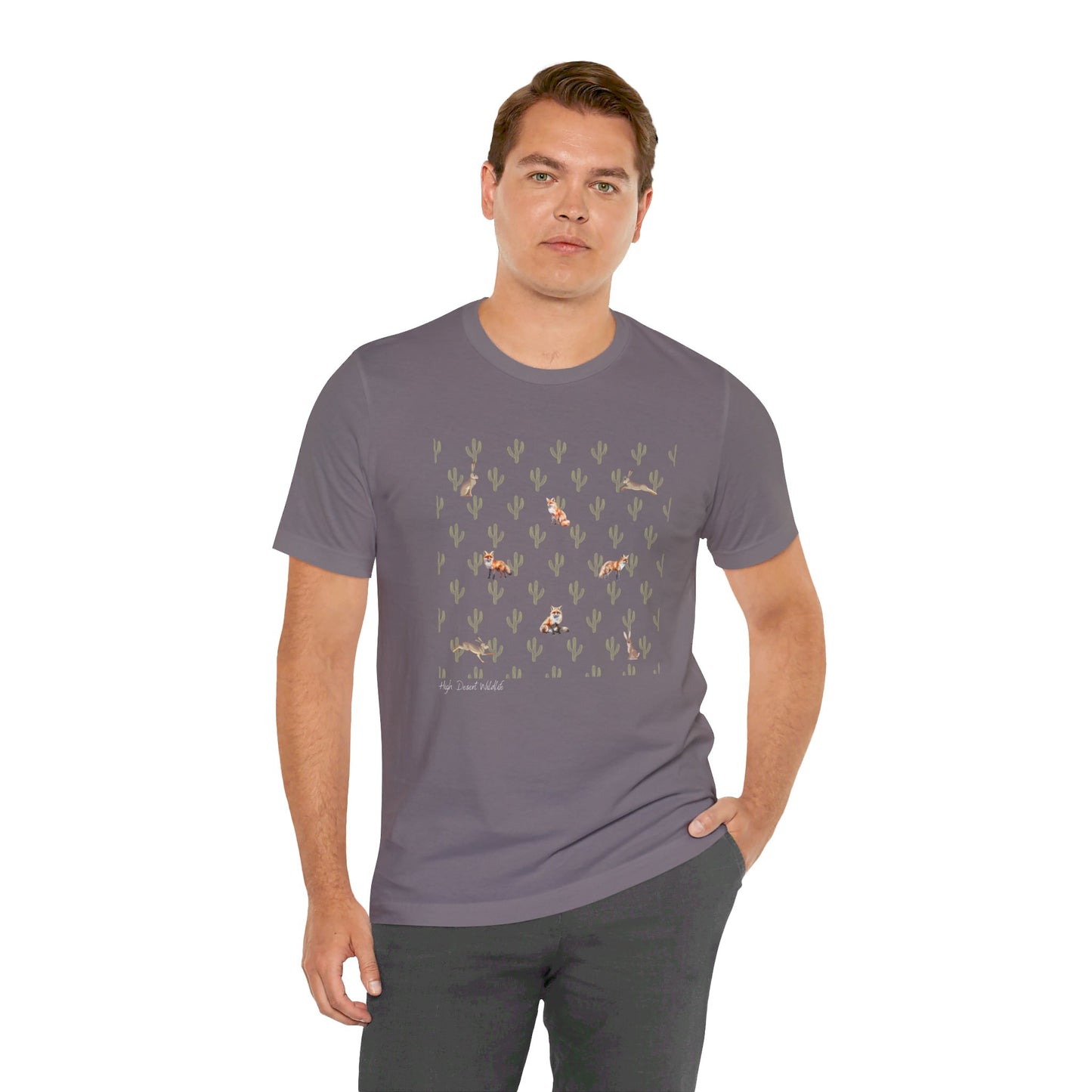 High Desert Wildlife I- Unisex Jersey Short Sleeve Tee