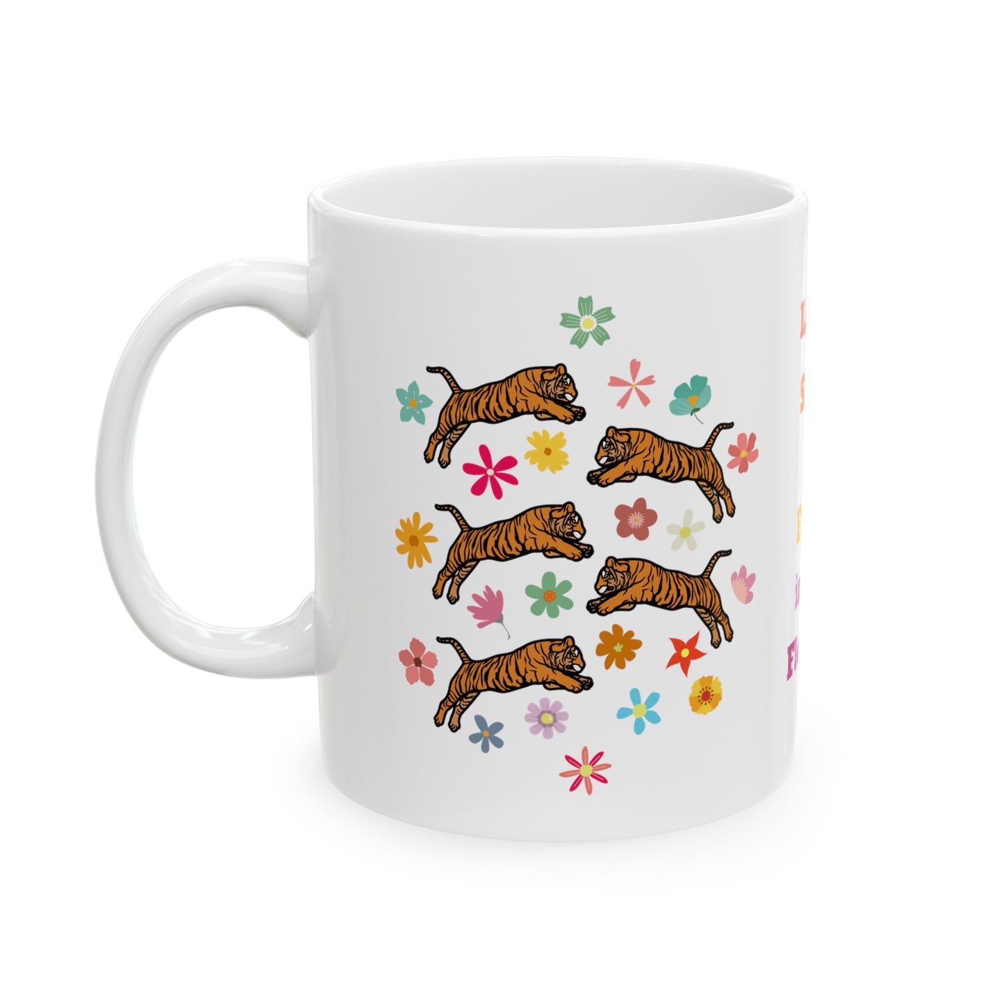Tiger Frolic Ceramic Mug, (11oz, 15oz)