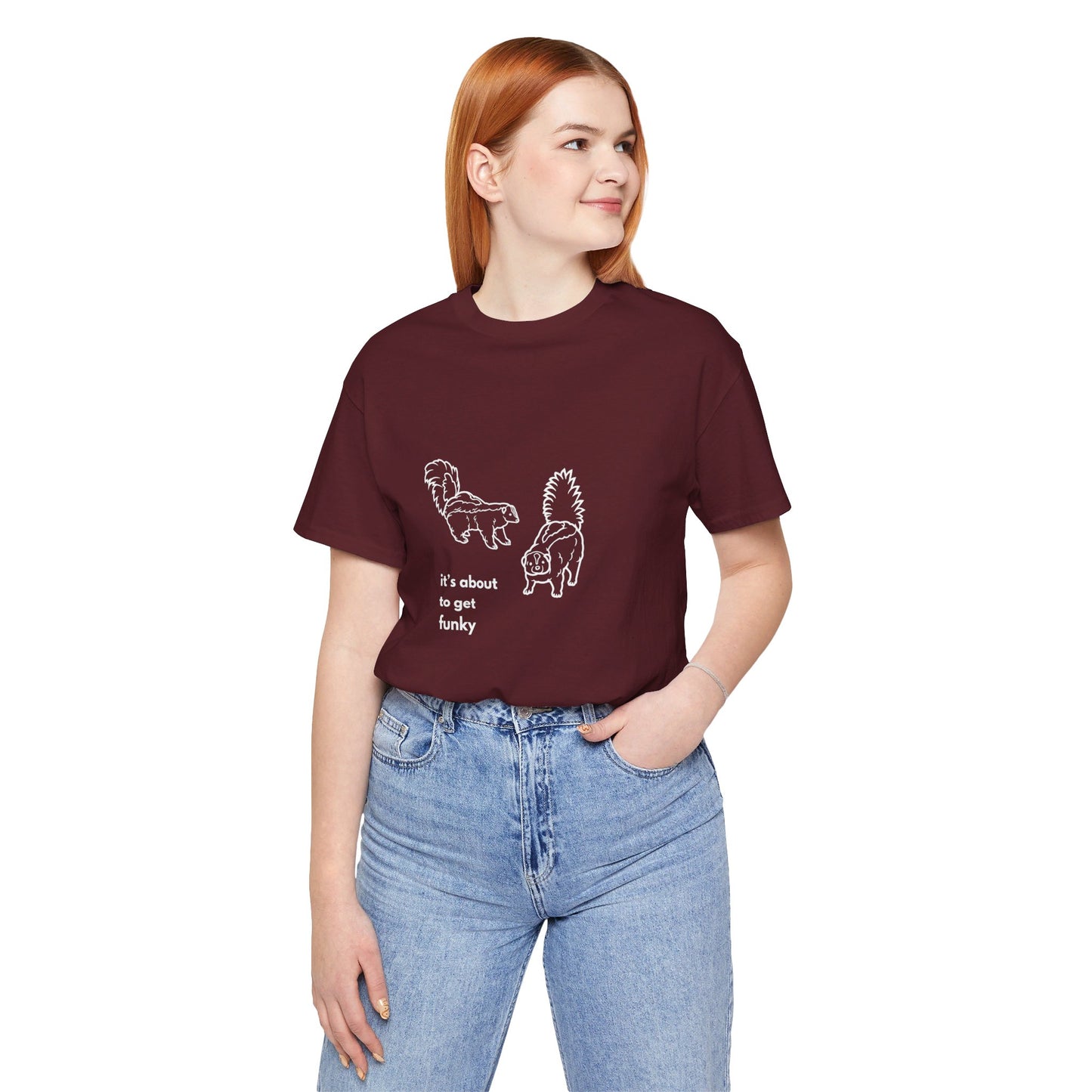 About to get Funky Unisex Jersey Short Sleeve Tee