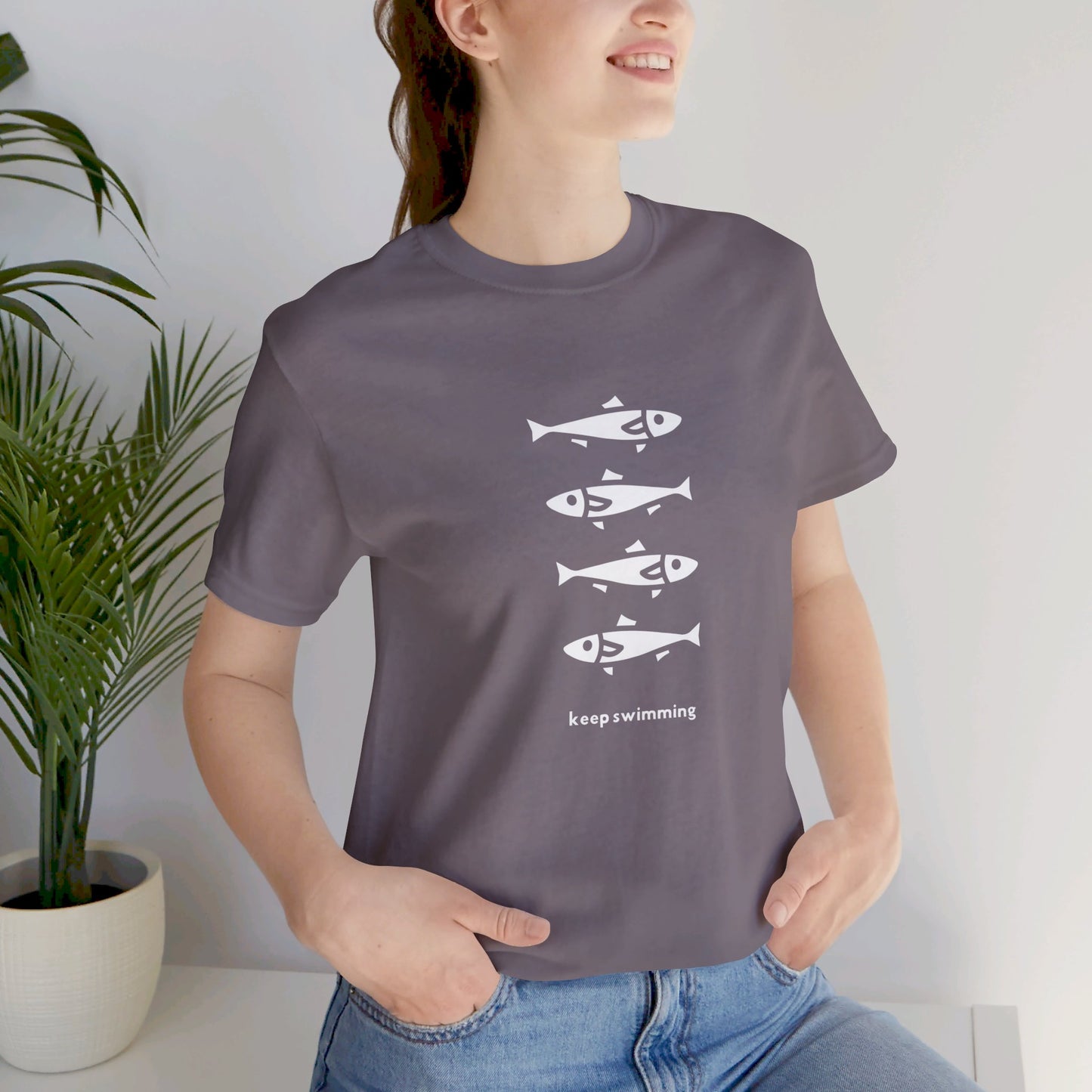 Keep Swimming Unisex Jersey Short Sleeve Tee