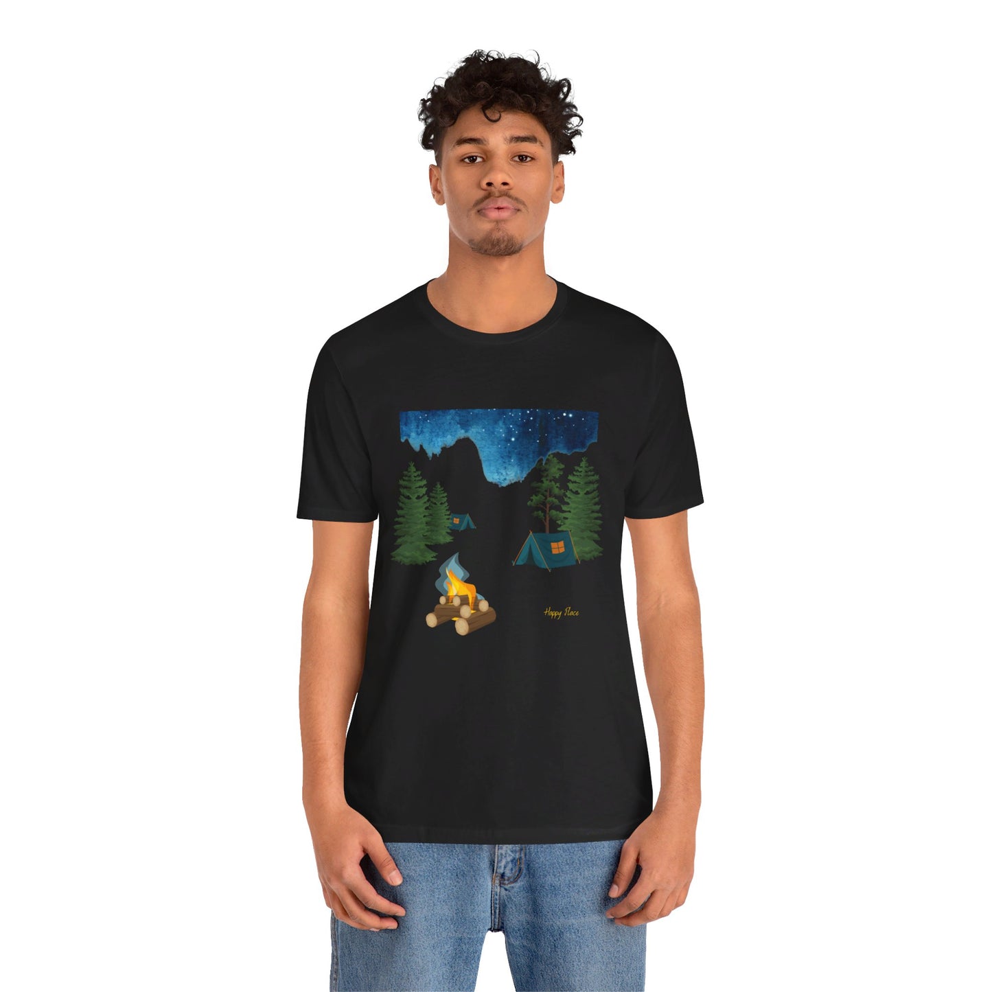 Happy Place - Unisex Jersey Short Sleeve Tee