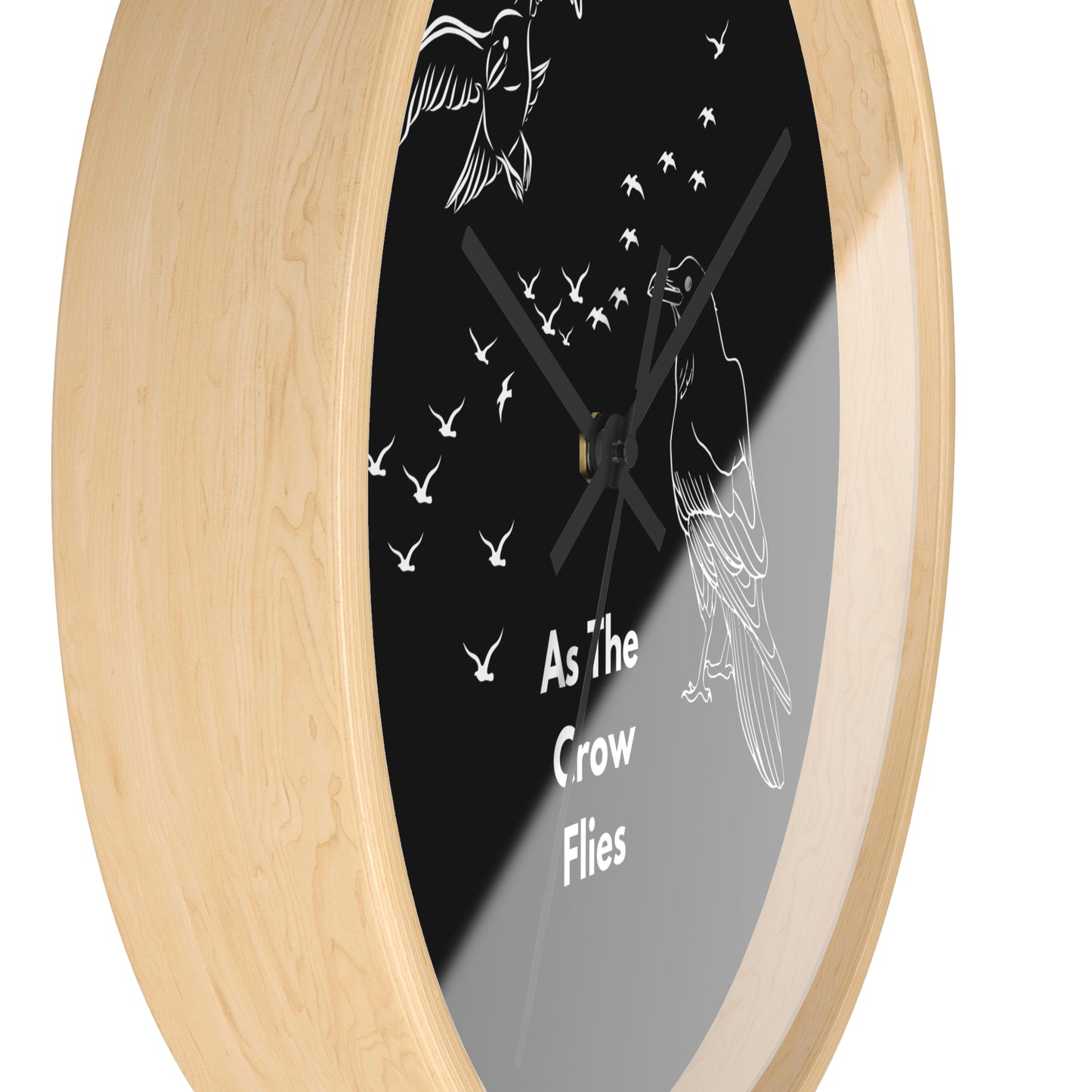 As the Crow Flies Wall Clock
