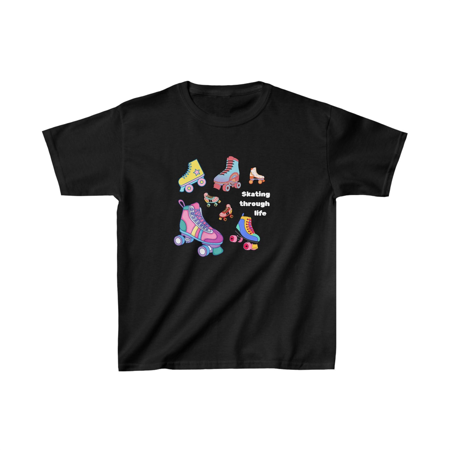 Skating Through Life - Kids Heavy Cotton™ Tee