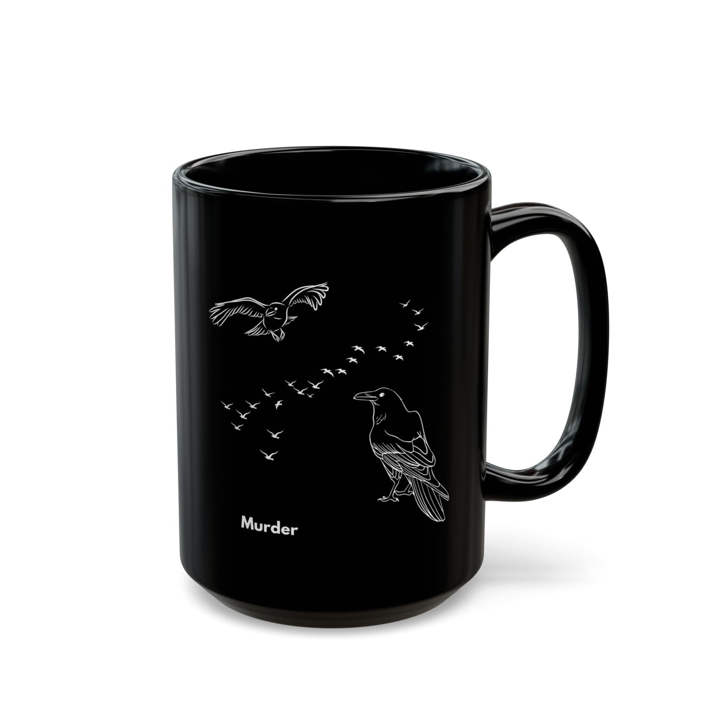 Murder of Crows Black Mug (11oz, 15oz)