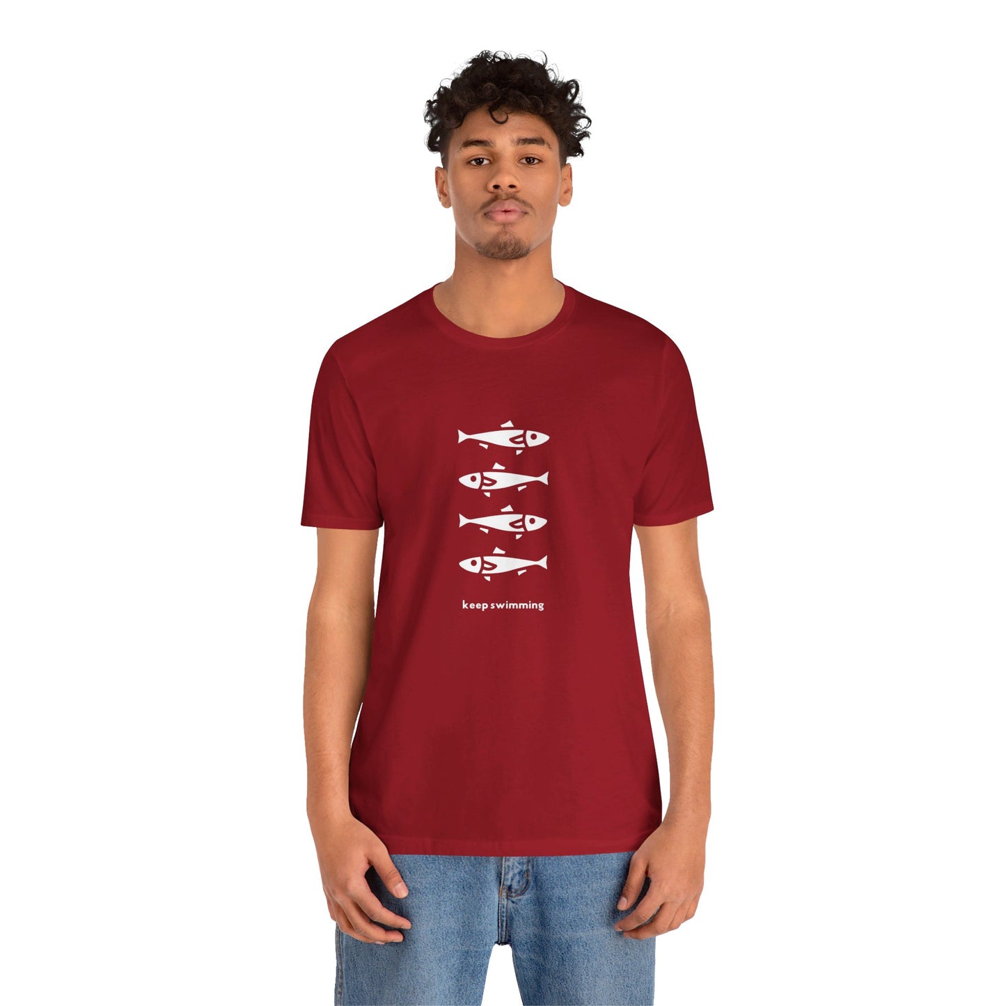 Keep Swimming Unisex Jersey Short Sleeve Tee