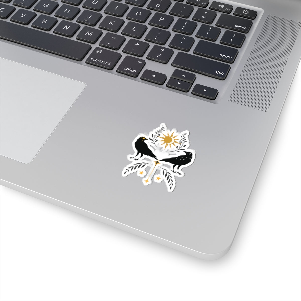Sun-Moon Crow Kiss-Cut Stickers