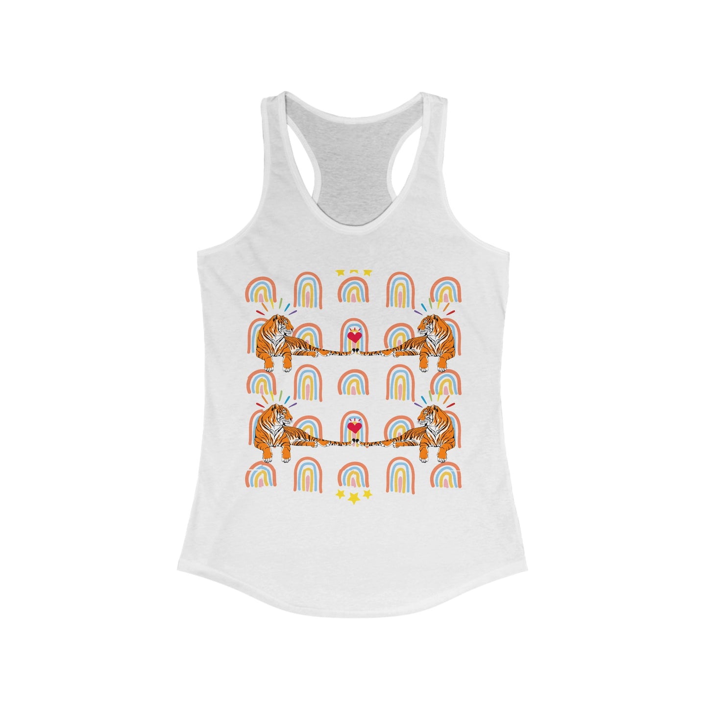 Rainbow Lions Women's Ideal Racerback Tank