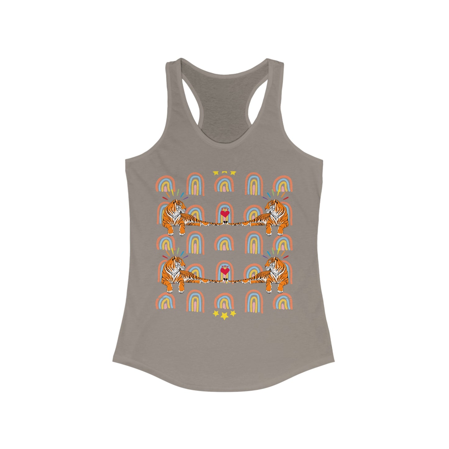 Rainbow Lions Women's Ideal Racerback Tank