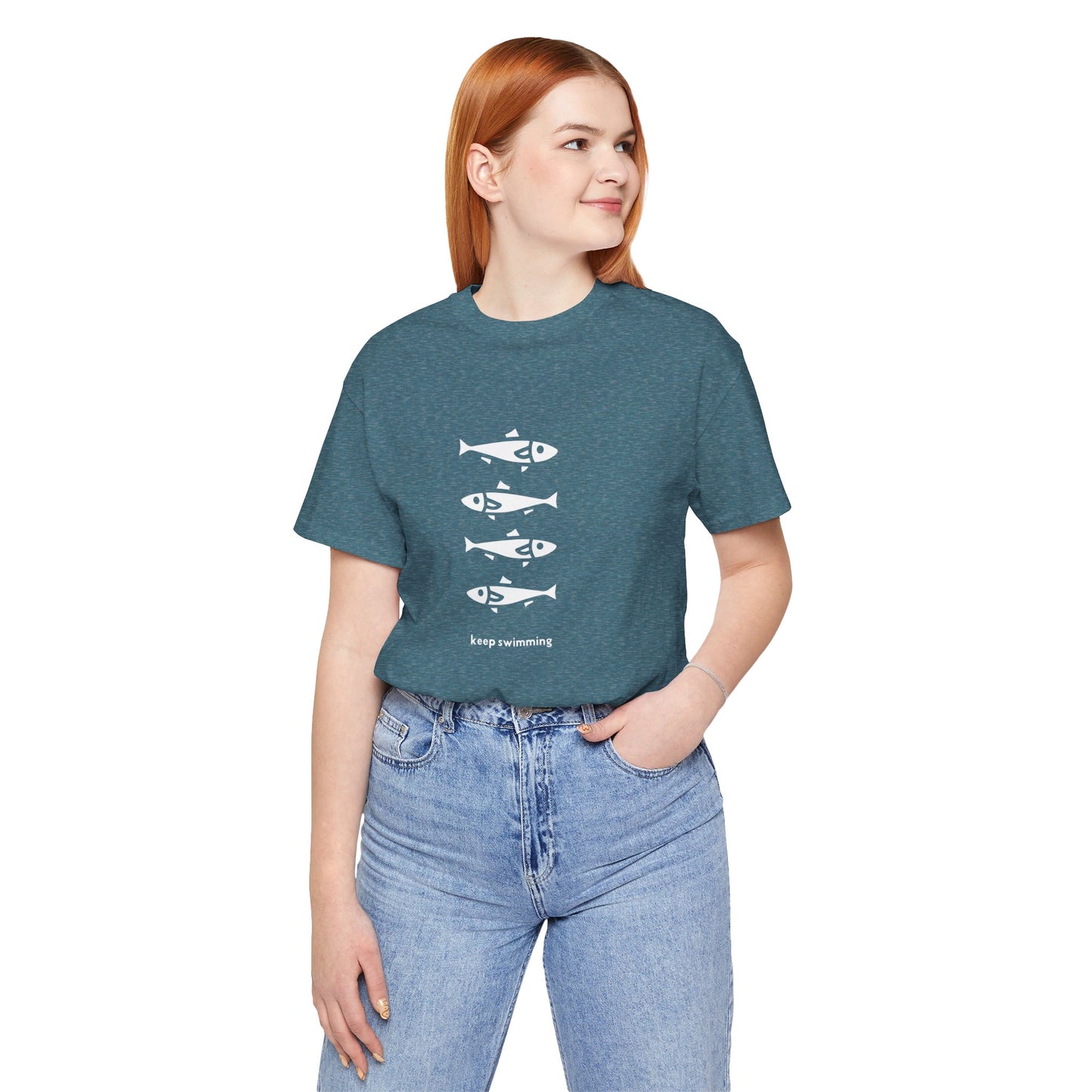 Keep Swimming Unisex Jersey Short Sleeve Tee