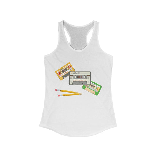 Cassette Tapes Women's Ideal Racerback Tank