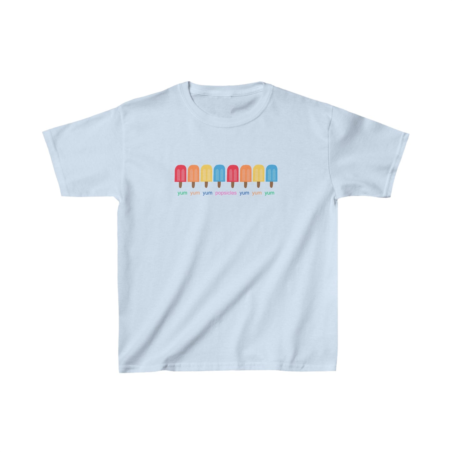 Yum Yum Yum Popsicles - Kids Heavy Cotton™ Tee