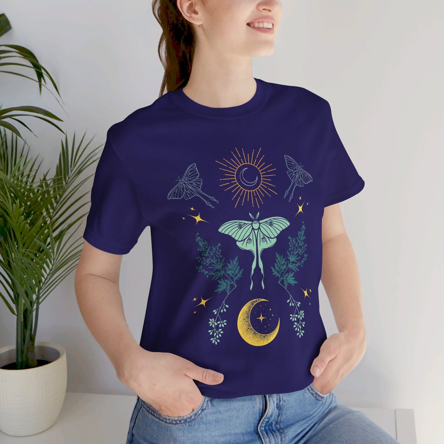 Luna Moth Unisex Jersey Short Sleeve Tee