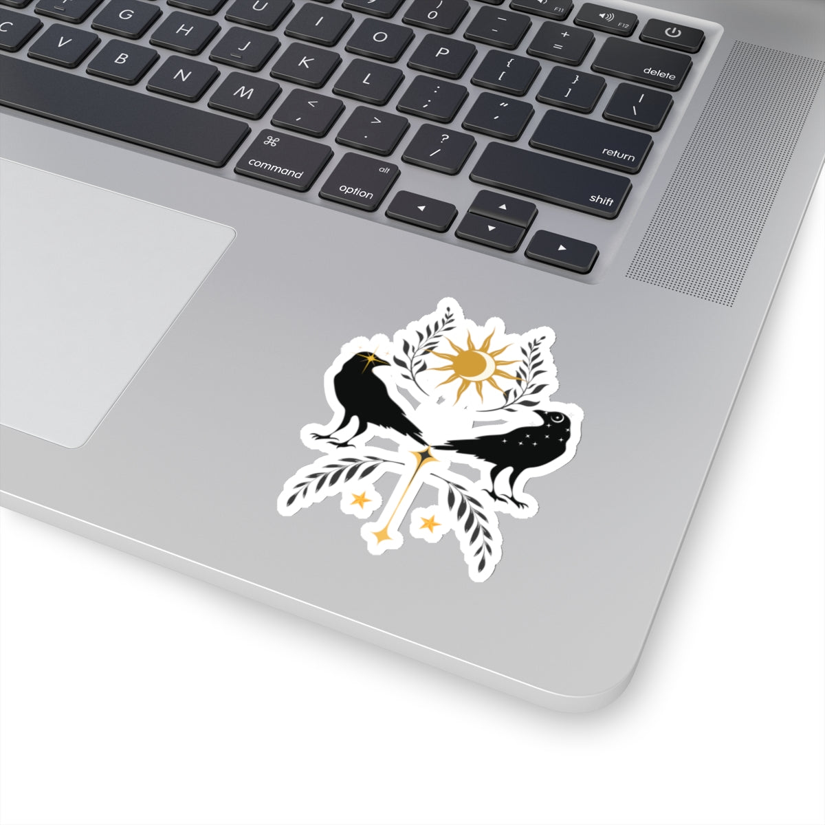 Sun-Moon Crow Kiss-Cut Stickers
