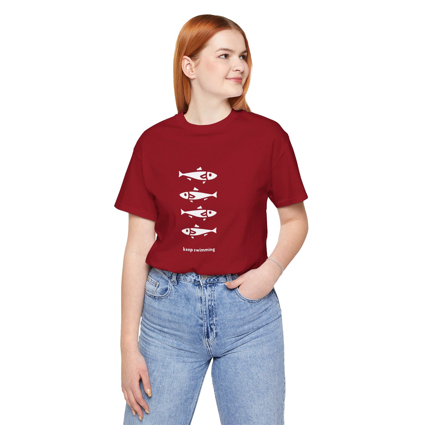 Keep Swimming Unisex Jersey Short Sleeve Tee