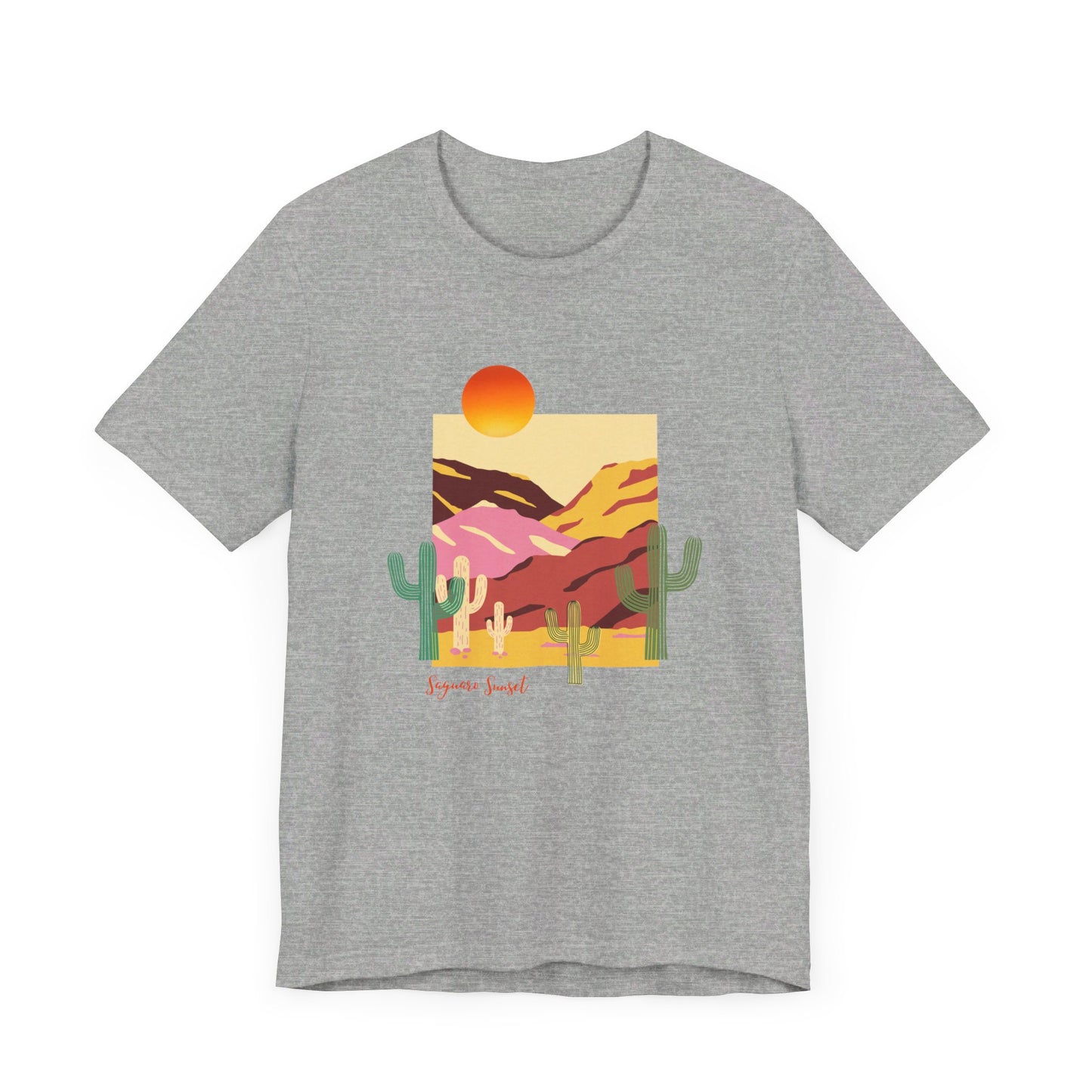 Saguaro Sunset - Unisex Jersey Short Sleeve Tee