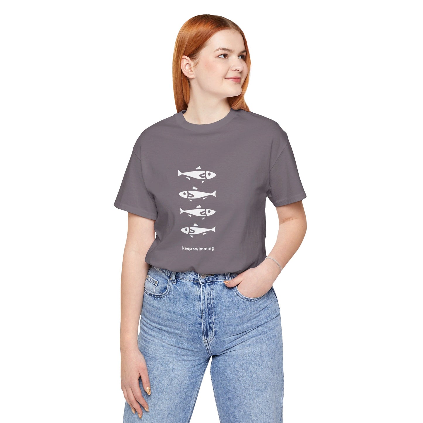 Keep Swimming Unisex Jersey Short Sleeve Tee