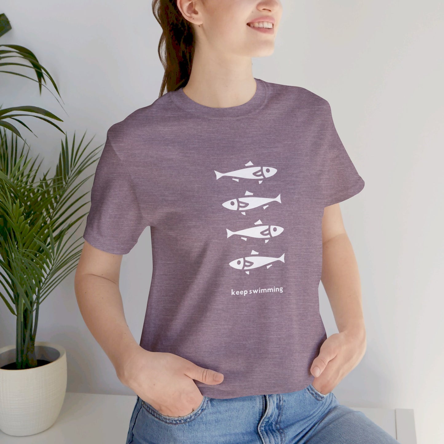 Keep Swimming Unisex Jersey Short Sleeve Tee