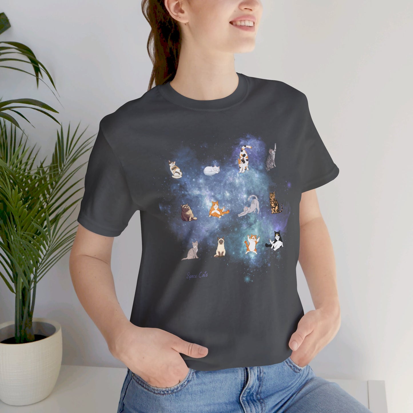Space Cats - Unisex Jersey Short Sleeve Tee
