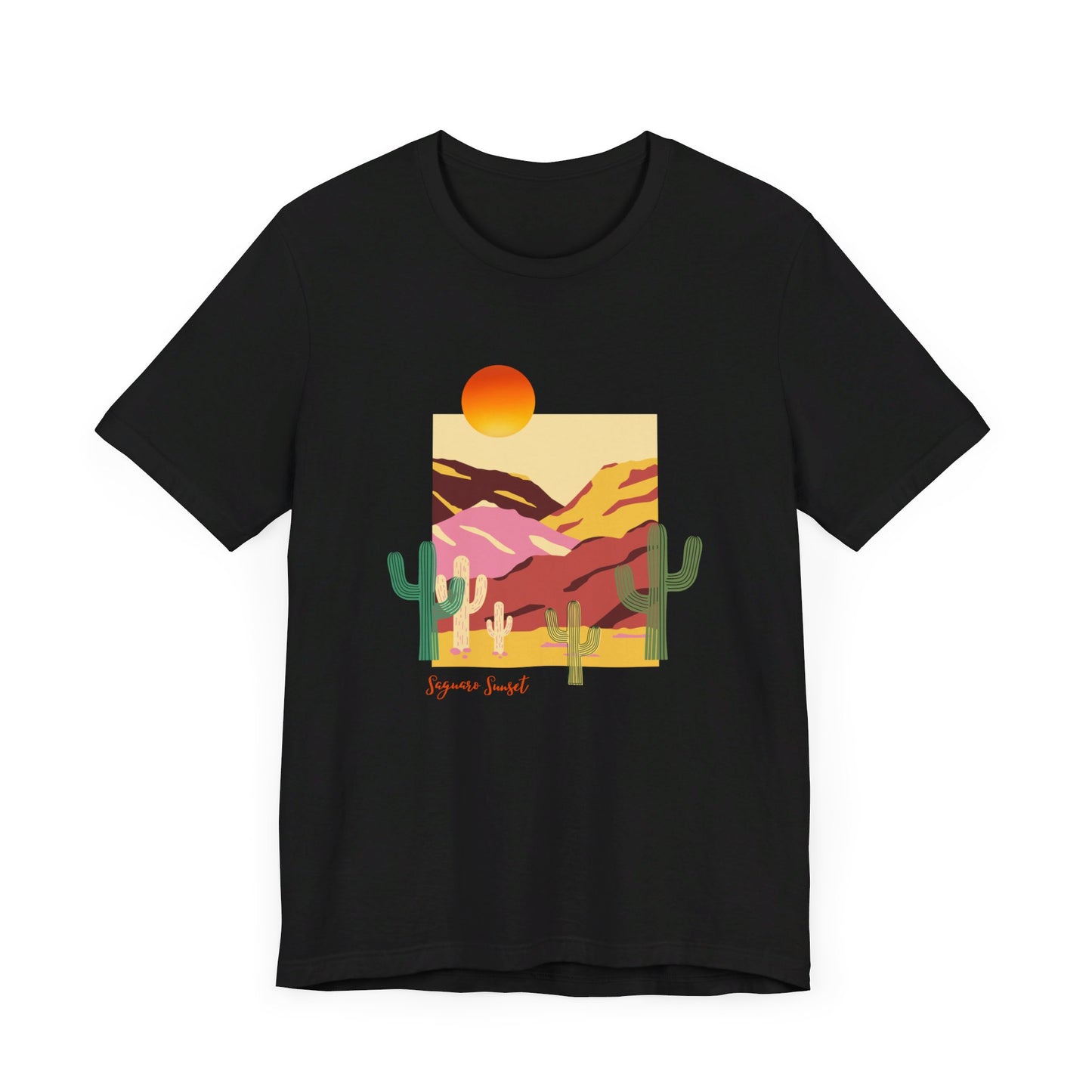 Saguaro Sunset - Unisex Jersey Short Sleeve Tee