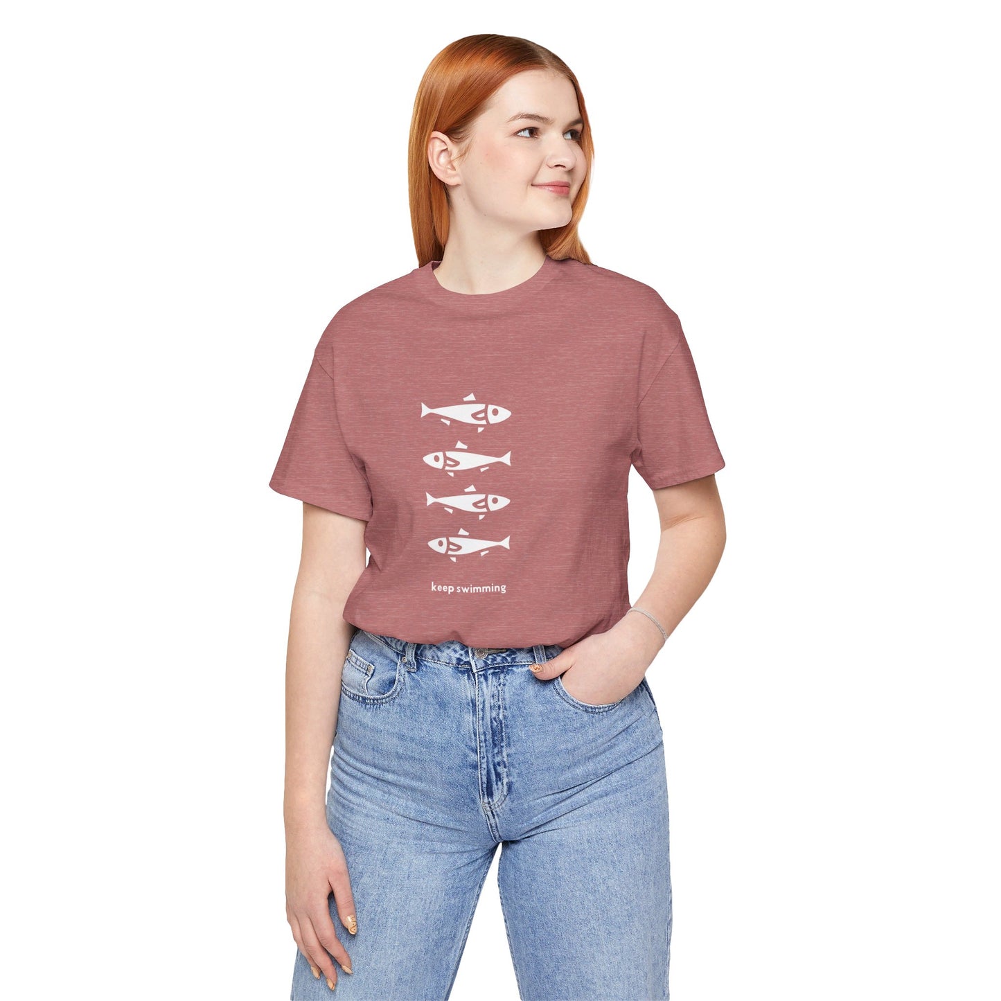 Keep Swimming Unisex Jersey Short Sleeve Tee