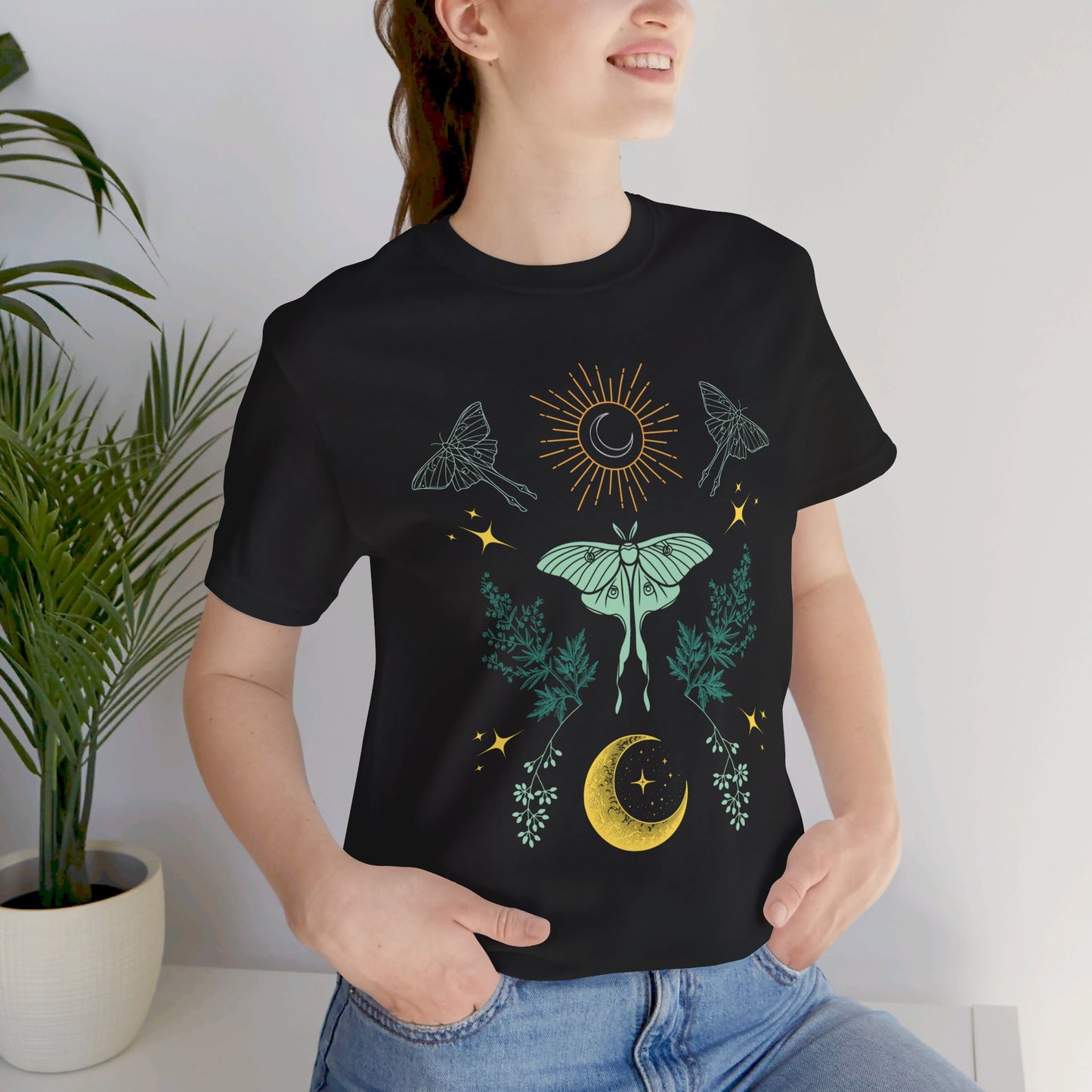 Luna Moth Unisex Jersey Short Sleeve Tee