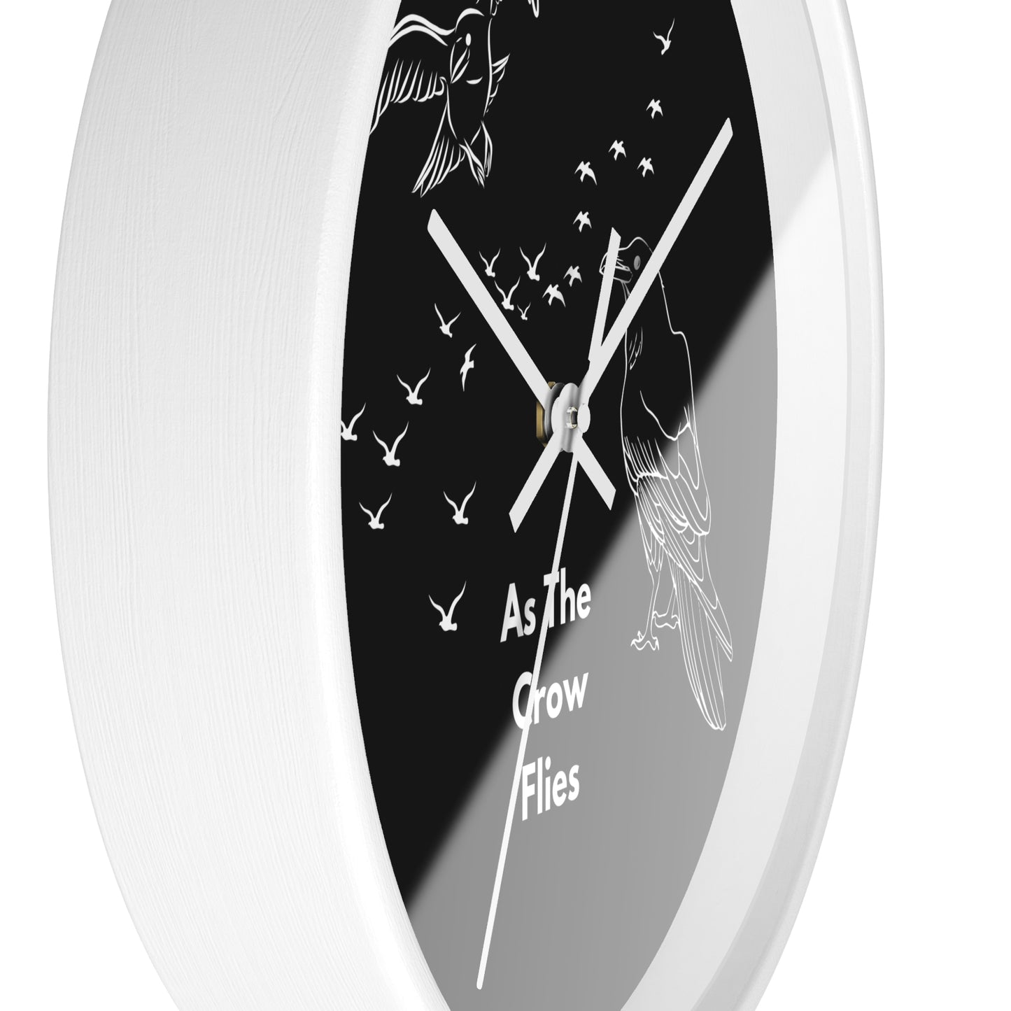 As the Crow Flies Wall Clock