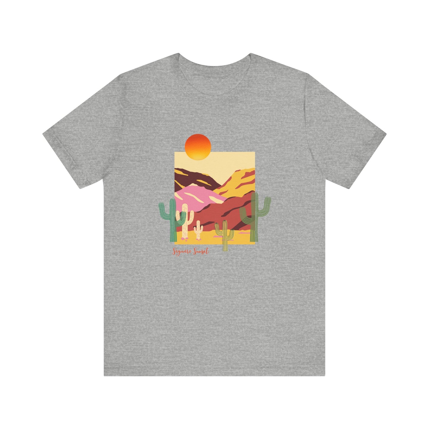 Saguaro Sunset - Unisex Jersey Short Sleeve Tee