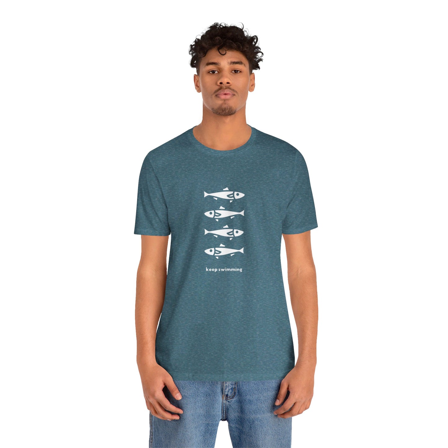 Keep Swimming Unisex Jersey Short Sleeve Tee