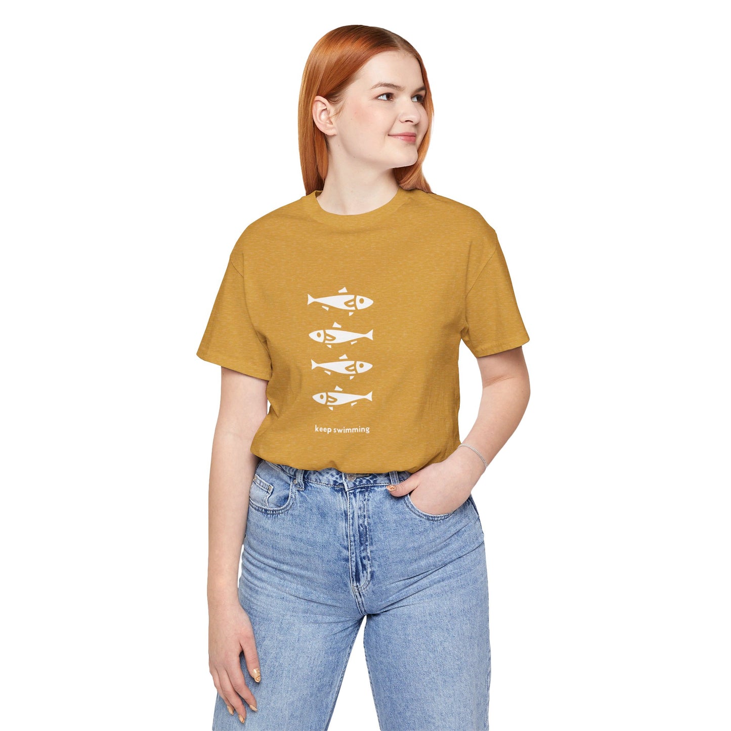 Keep Swimming Unisex Jersey Short Sleeve Tee