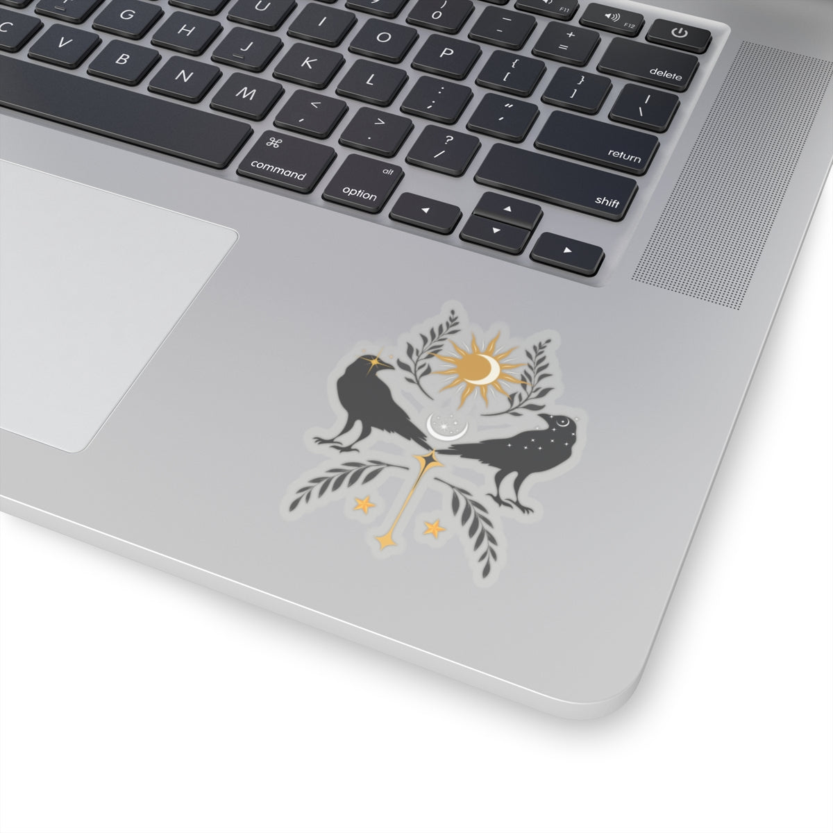 Sun-Moon Crow Kiss-Cut Stickers