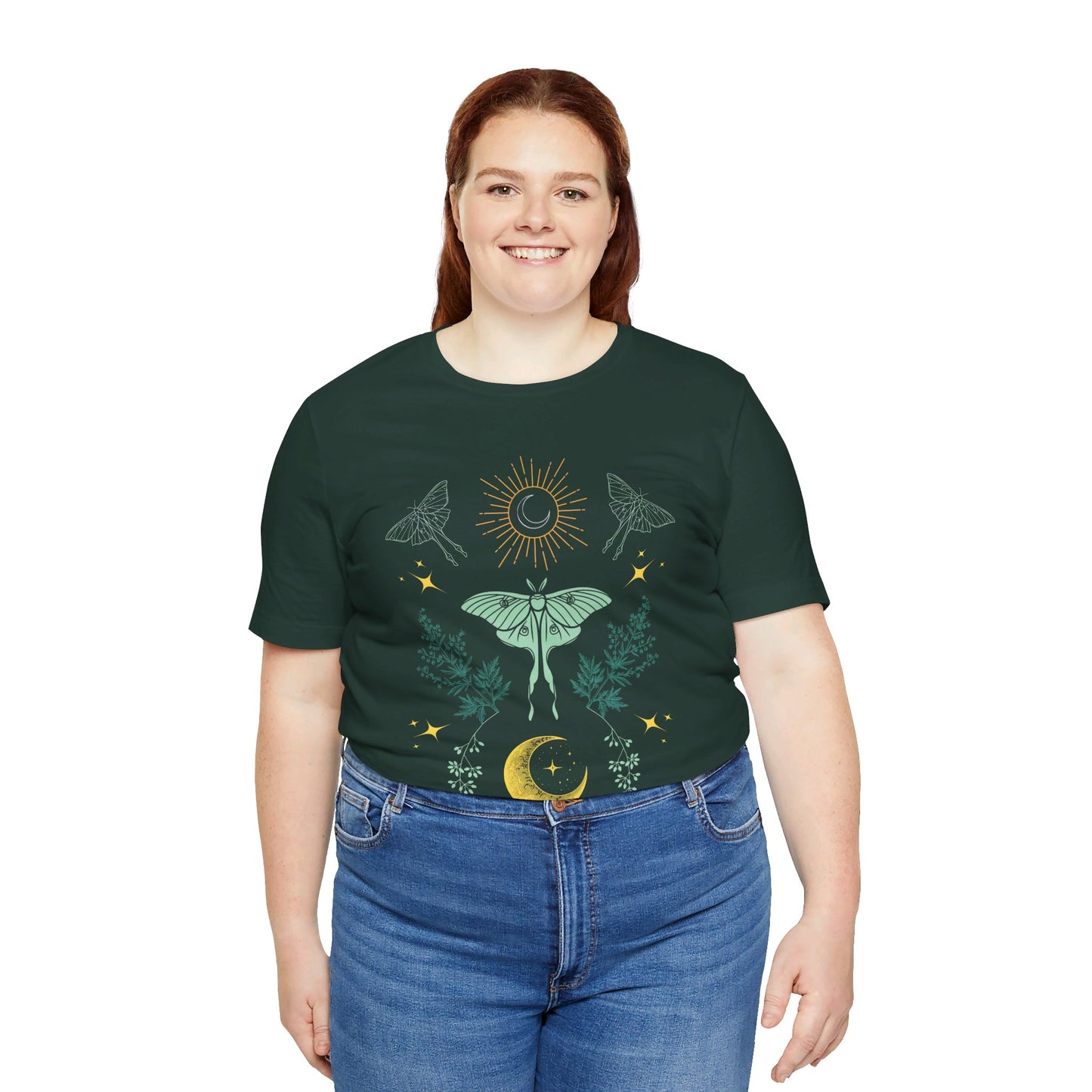 Luna Moth Unisex Jersey Short Sleeve Tee
