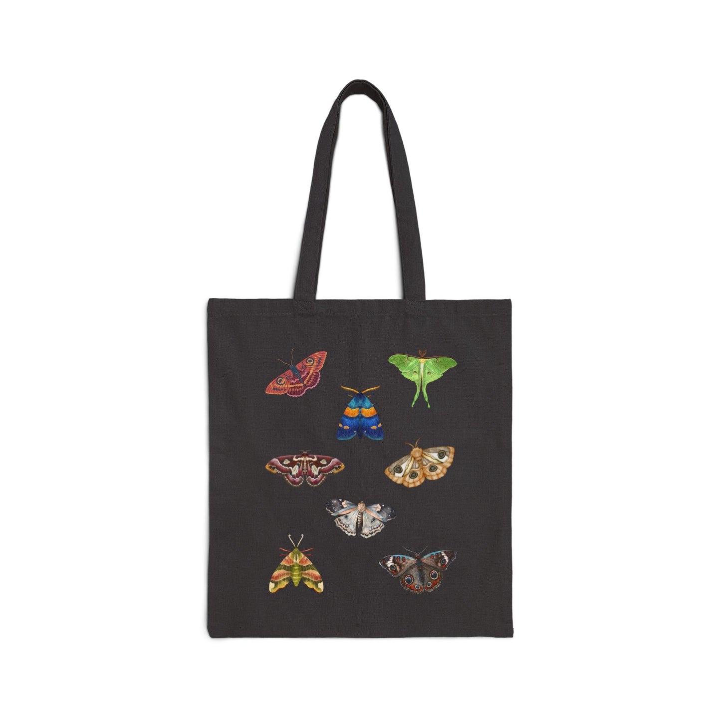 Moth Love Cotton Canvas Tote Bag