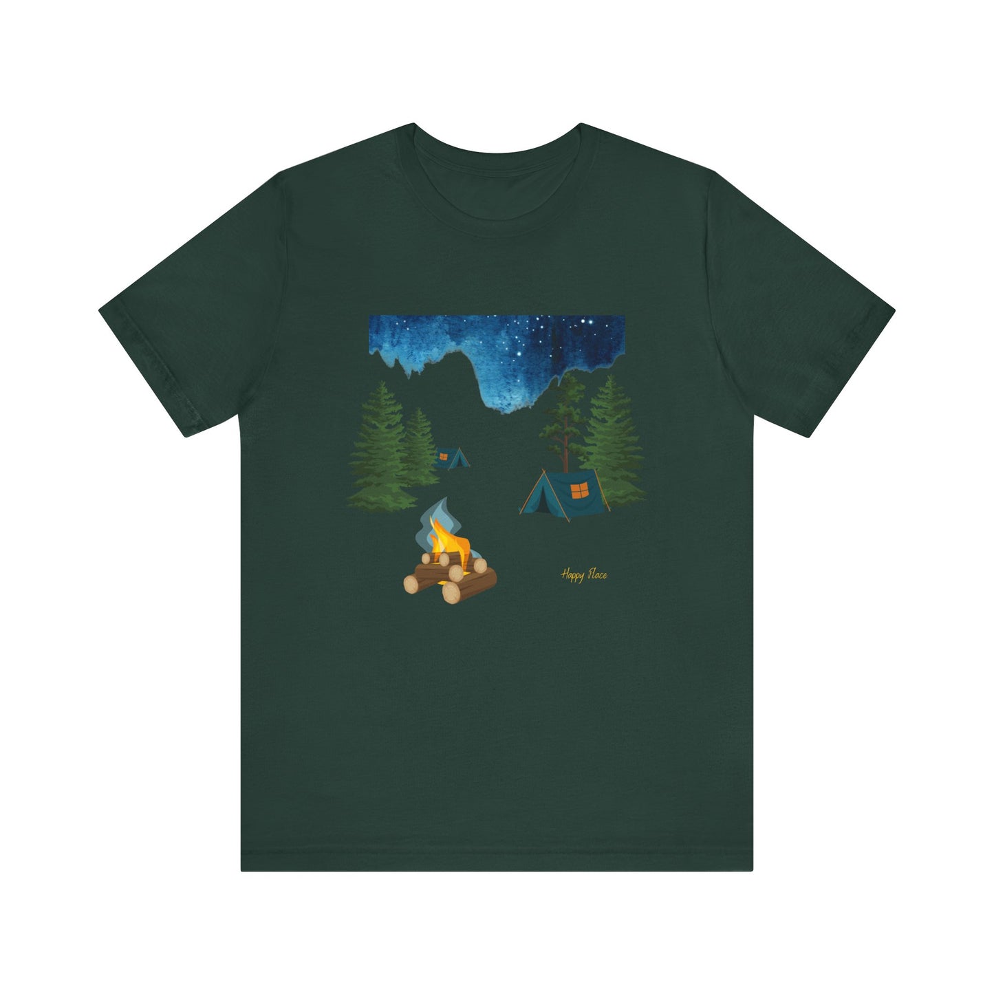 Happy Place - Unisex Jersey Short Sleeve Tee