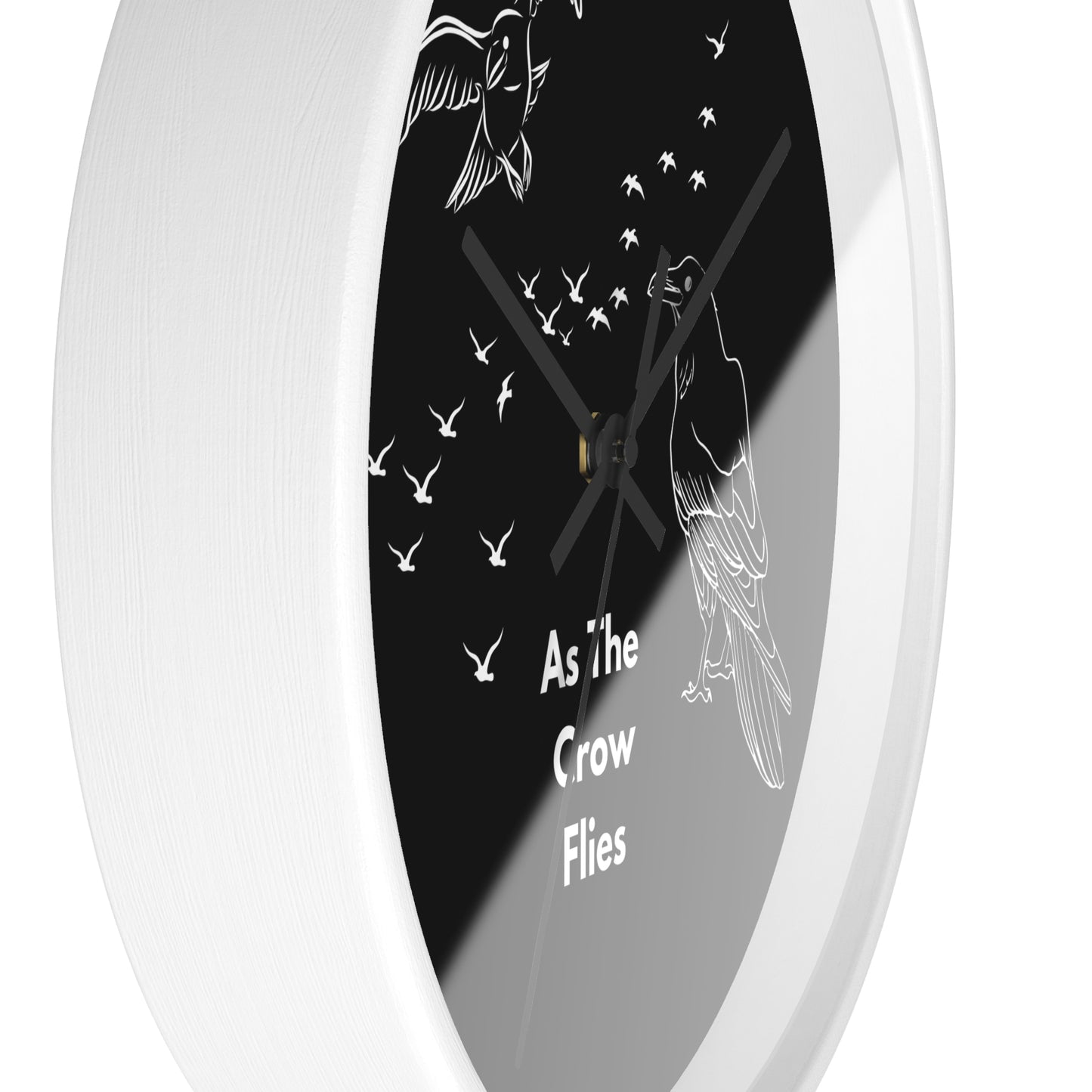 As the Crow Flies Wall Clock
