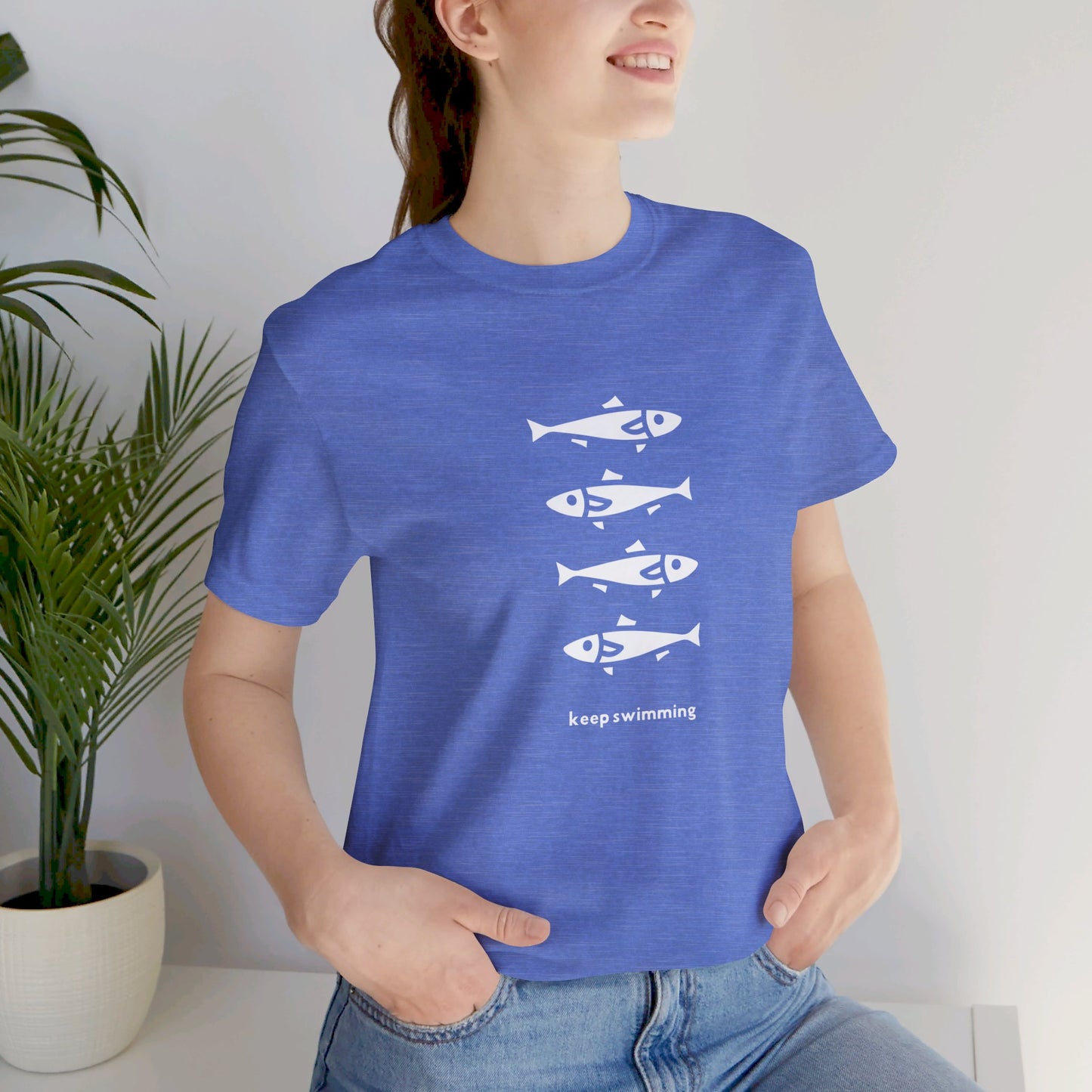 Keep Swimming Unisex Jersey Short Sleeve Tee
