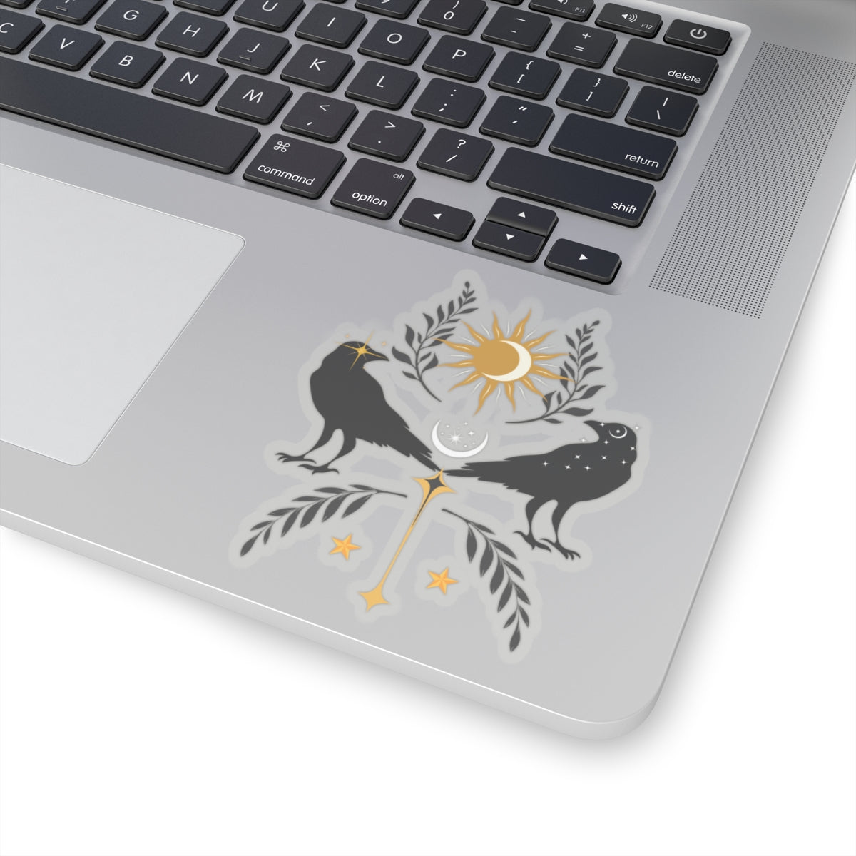 Sun-Moon Crow Kiss-Cut Stickers