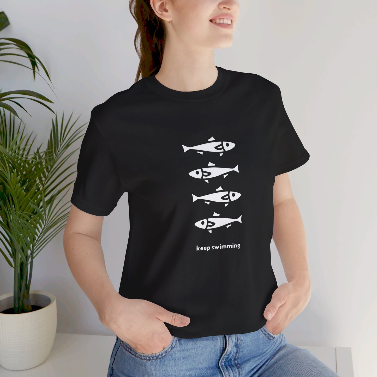 Keep Swimming Unisex Jersey Short Sleeve Tee