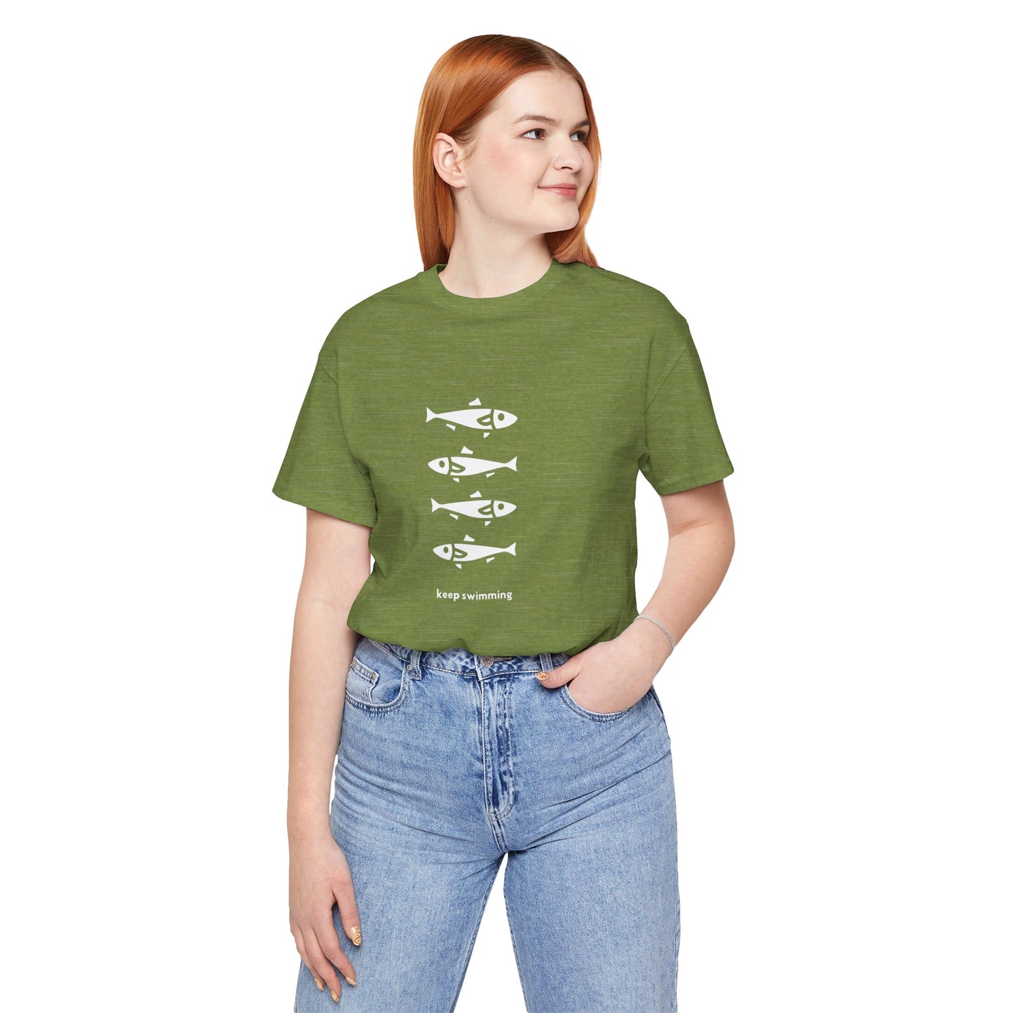 Keep Swimming Unisex Jersey Short Sleeve Tee