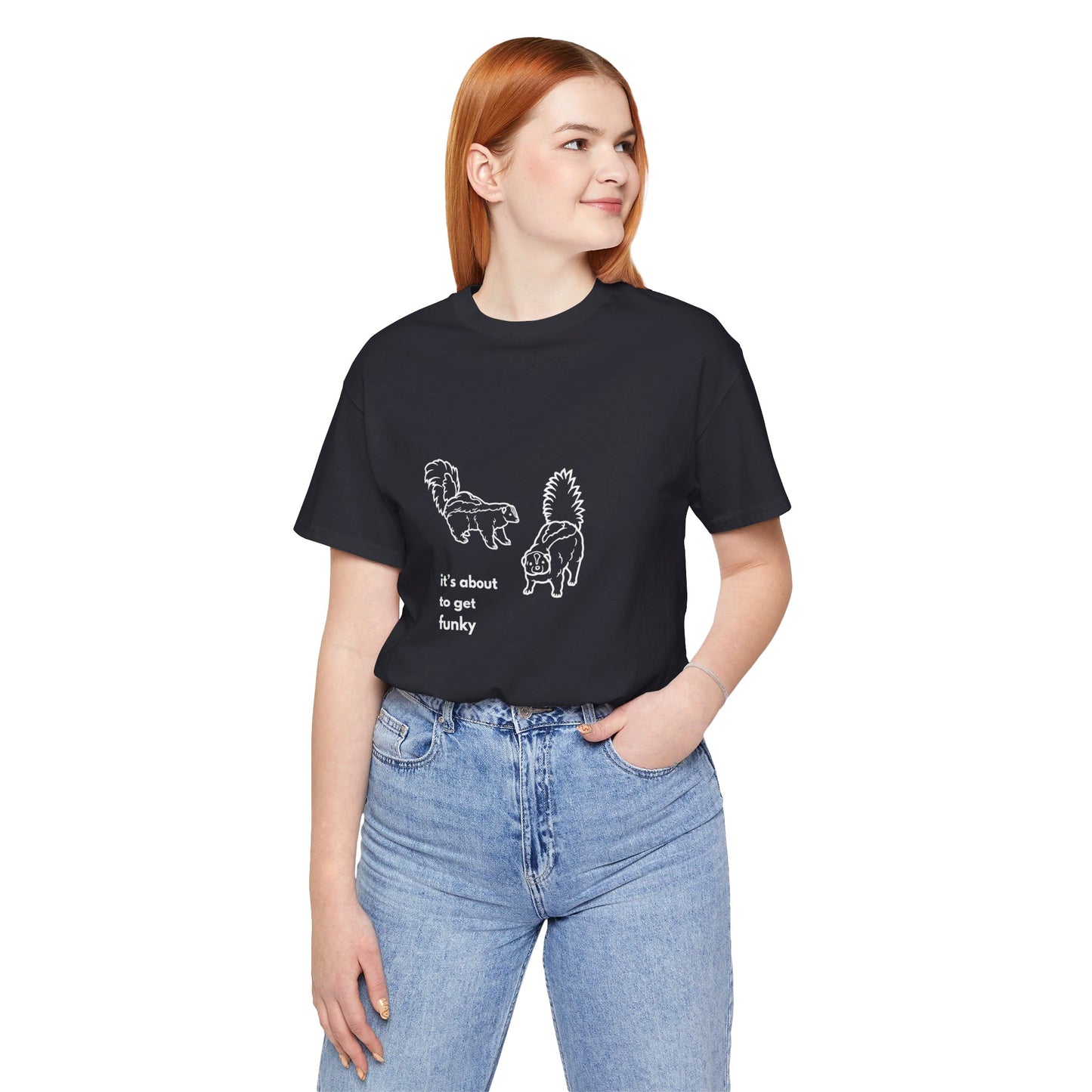 About to get Funky Unisex Jersey Short Sleeve Tee