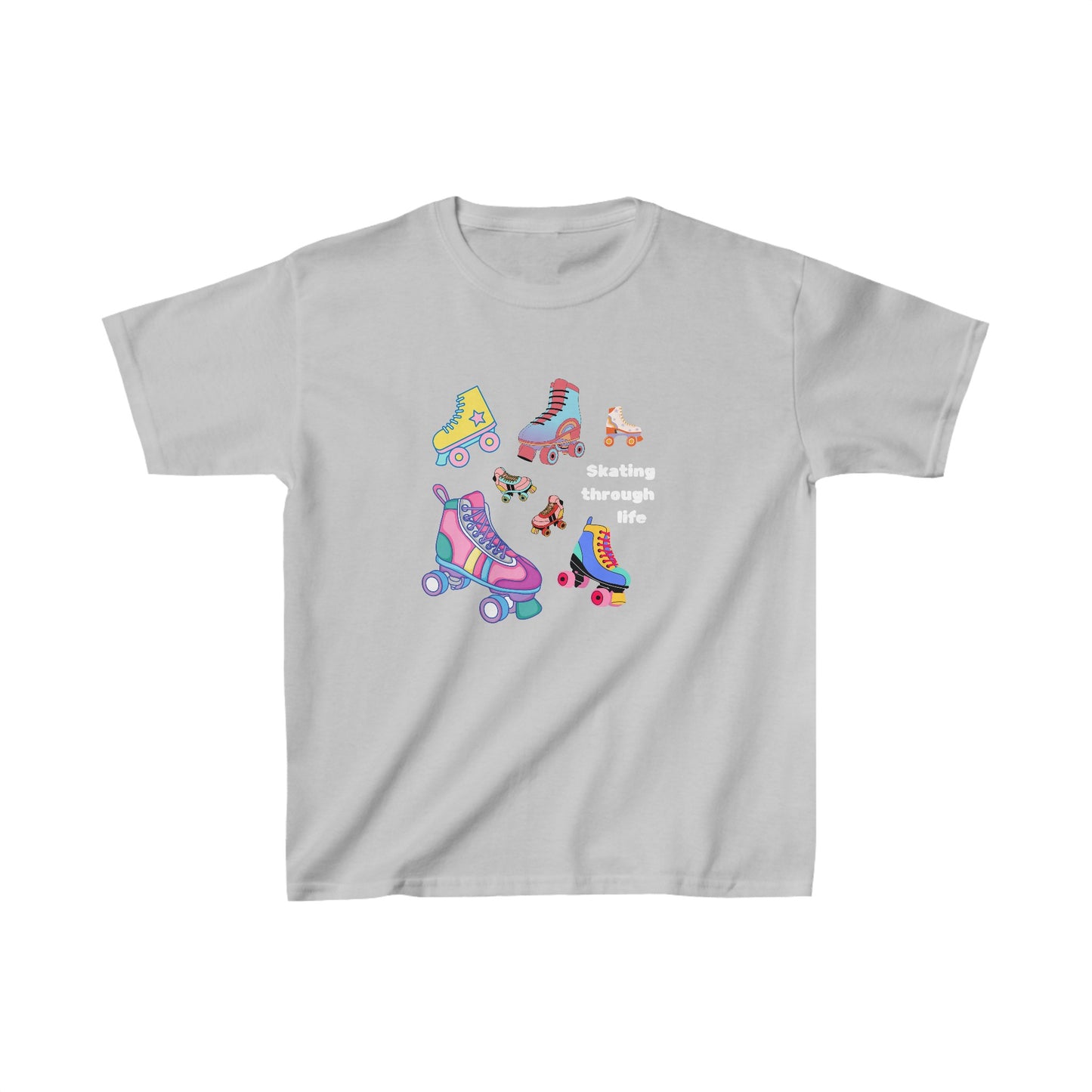Skating Through Life - Kids Heavy Cotton™ Tee