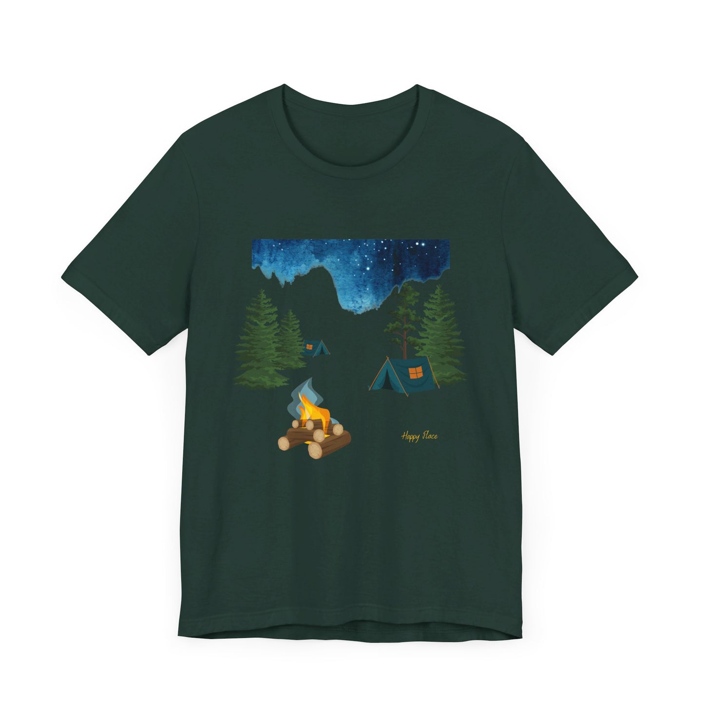 Happy Place - Unisex Jersey Short Sleeve Tee