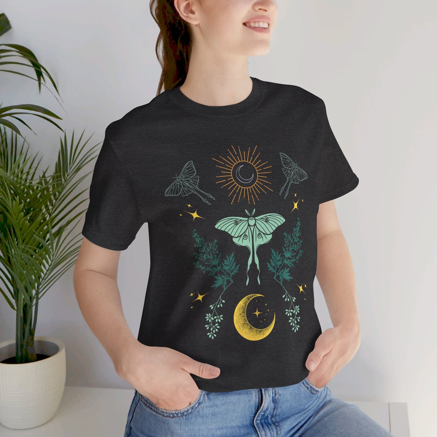 Luna Moth Unisex Jersey Short Sleeve Tee
